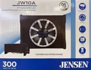 NEW Jensen JW10A Single 10” Subwoofer System, Amplified in Sealed Enclosure