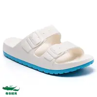 在飛比找momo購物網優惠-【母子鱷魚】-官方直營-玩美雙色輕量時尚拖鞋-白