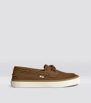 Women's Mocha Nubuck Boat Shoes | Maré