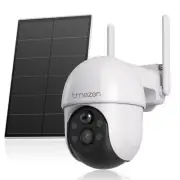 4MP HD Wireless WIFI Outdoor Home CCTV Security Camera Battery Solar Powered PIR