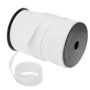 1 Inch Double Fold Bias Tape Continuous Bulk Bias Tape (White 55 Yards)