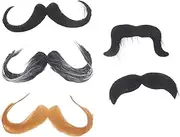1 Set Fake Beard Simulated Mustache Lifelike Mustache Halloween Cosplay Beards Realistic Mustache for Party Artificial Mustache Halloween Beard Performance Cosplay Beard