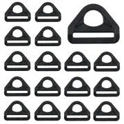 Adjuster Triangle 40PCS 1Inch / 25mm Plastic Adjuster Triangle Buckle with Bar