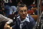 New Orleans Jazz Pete Maravich's father Press sitting courtside be- Old Photo