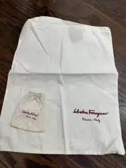 Authentic Salvatore Ferragamo Small Handbag Or Shoe Dustbag Plus Small Dustbag