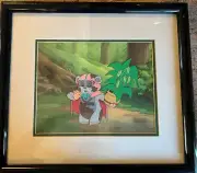 Star Wars Ewoks Original Hand Painted Cel Lucas Film With COA Framed Ready To Go