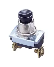 Gardner Bender GSW-22 Black Momentary Contact Push-Button Switch