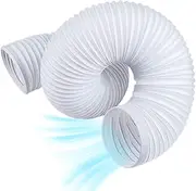 Portable Air Conditioner Exhaust Hose - 5.1/5.9 Inch Diameter Portable Air Conditioner Vent Hose,Replacement AC Vent Hose, Anti-Clockwise Thread Air Conditioner Parts
