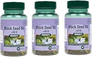 H and B - Black Seed Oil with Vitamin D Immunity Support Capsules, 60 Capsules (pack of 3,total 180 capsules)