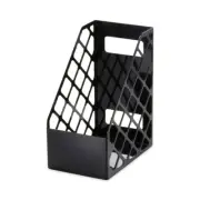 Universal 08119 Recycled Plastic Magazine File - Large, Black New