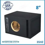 8" Single Ported / Vented Reinforced Sub Box Subwoofer Enclosure Ground Shaker