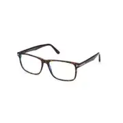 New Authentic Tom Ford FT5752-B-052-57 Square Eyeglasses