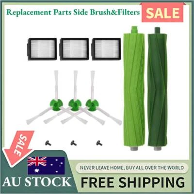 Replacement Parts Side Brush&Filters For iRobot Roomba i7 i7+/i7 Plus E5 E7
