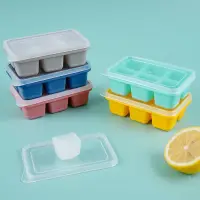 在飛比找蝦皮購物優惠-台灣現貨 🧊夏日涼一下六格冰塊盒 🧊製冰盒 製冰 檸檬冰盒
