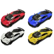 RI Novelty - Pull Back Die-Cast Metal Vehicles - SET OF 4 BUGATTI DIVO CARS