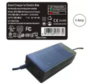 3 Amp Smart Charger for Prodecotech Phantom X , XR , X2 and X3 Electric Bike