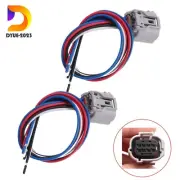 2 x Front Radar Sonar Sensor Connector Plug Harness for Toyota Mirai 2016-2019