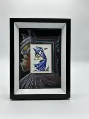 Batman, matted mini art print with sketch by RAK With Frame Robert A Kraus