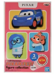 Banpresto Pixar Fest Figure Collection Vol 10 Set - Sadness, Nemo, Lightning McQ
