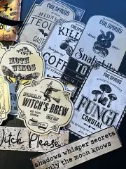 Junk Journal Ephemera “Halloween” 30+ pcs scrapbooking collage crafts mixed medi