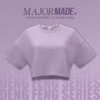 在飛比找momo購物網優惠-【MAJOR MADE】立體壓紋短版大學Tee