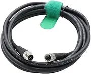 HangTon M8 Cable for Basler Camera ace 2 V, Boost R, Racer 2 S, Vision System Sensor Industrial Automation Control, 6-pin A Coding, Shielded, 2m