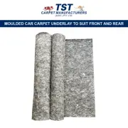 UNDERLAY TO SUIT MOULDED CAR CARPET FRONT AND REAR