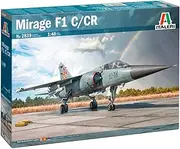 Italeri 2839 1:48 Mirage F.1 Model Building Kit, Standing Model Building, Crafts, Hobby, Gluing, Plastic Kit, Detailed, Grey
