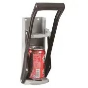 Morgan HEAVY GAUGE STEEL CAN CRUSHER +Bottle Cap Opener, Comfortable Grip Handle
