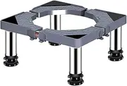 Washing Machine Base Prevent Scratch Dent Refrigerator Floor Trays Anti-Vibration Telescopic Length/Width 40-65cm Stand for Tumble Dryers,Cookers,Fridges,Freezers, Height 19-22cm Mini refrigerator bas