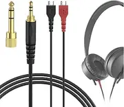 Geekria Audio Cable Compatible with Sennheiser HD25, HD25-1, HD25-1 II, HD25-13, HD25-C Headphones Cable, 1/8" (3.5mm) Replacement Stereo Cord (8 ft / 2.5 m)