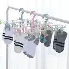 Rotatable Hanging Drying Rack Clothes Clips Socks Dryer Underwear Hangers