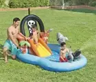Intex Kid Friendly Outside Inflatable Water Pirate Pool Play Toy Center Sprayer