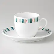 Ingle Blue Coffee C/S, 6.7 fl oz (190 cc), 11.3 oz (337 g), Coffee C/S, Hotel, Restaurant, Cafe, Western Tableware, Restaurant, Commercial Use, for Guests