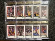 1999-00 Upper Deck Epic Retro Michael Jordan Complete 10 card Set BGS 9.5