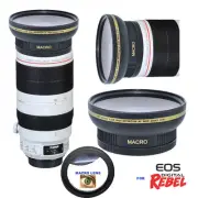 HD ULTRA WIDE ANGLE MACRO LENS FOR Canon EF 100-400mm f/4.5-5.6L IS II USM Lens