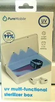 PureMobile UV Multi-functional Sterilizer Box Spacious Compartment *FREE SHIP*