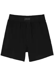 Calvin Klein Logo Stretch-cotton Shorts - Black - M M
