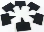 Food Markers, Black Slate, Hand Cut, for Cheeseboards, Charcuterie Board,