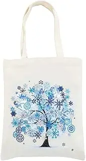 [hneizgs] Diamond Painting Tote Bag, 2X DIY Diamond Painting Handbag Fashion Reusable Eco-Friendly Shopping Tote