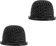 SUPVOX 2pcs Mic Accessory Metal Head Replacement for Broken or Old Mics Mesh Cover Included for Extra Protection