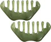 Ipetboom 1set Scraping Massage Combs for Scalp Care Ergonomic Beeswax Tools for and Safe Skin Friendly Design for Daily Use and Relaxation 2pcs