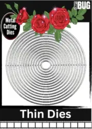 CRAFTBUG DIES CUT EMBOSS & STENCIL THIN DIES ~ NESTING CIRCLES CODE A6-B14