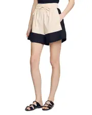 Sandro Two Tone Shorts