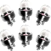 [Ownengin] 6 Pcs 503936601 530047721 188-512 Primer Bulb - for 2-Cycle Small Engine Poulan PP136 PP330 Echo Chainsaw Ryobi BP42 Homelite Bolens String Trimmer Leaf Blower 125B 125BX
