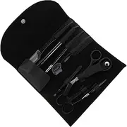 Ipetboom 2sets Complete Eyebrow Tools Razor Scissor Tweezers Eyelash Curler for Hair Removal 8pcs*2