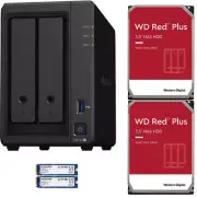 Synology DS723+ 2GB RAM 1.6TB Cache 16TB (2x8TB) of WD RED PLUS Drives