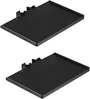 MAGICLULU 2pcs Mic Storage Stand Sound Live Tray Abs Black Metal Microphone Stand Shelf Holder Microphone Stand