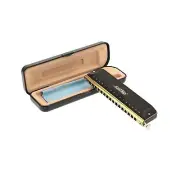 East top 16 Holes 64 Tones Chromatic Harmonica Key of C, Chromatic Mouth Orga...