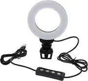 CIYODO 4 Inch Led Light Video Conference Lighting Clip for Laptop Fill Light for Calls Portable Clip-on Dimmable Camera Light for Home Office